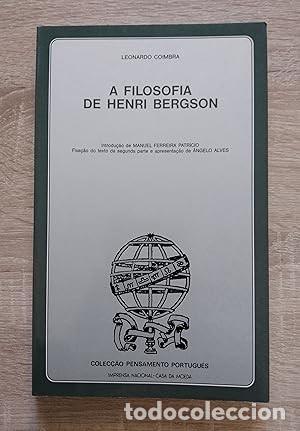 Libros de segunda mano: A FILOSOFIA DE HENRI BERGSON - Coimbra, Leonardo - Foto 1