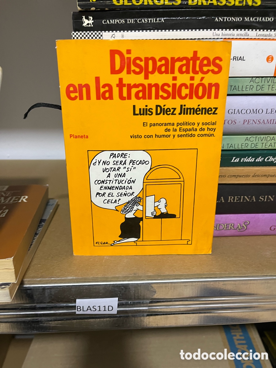 Libros de segunda mano: Blas11D Disparates en la transici&oacute;n Luis Diez Jim&eacute;nez - Foto 1
