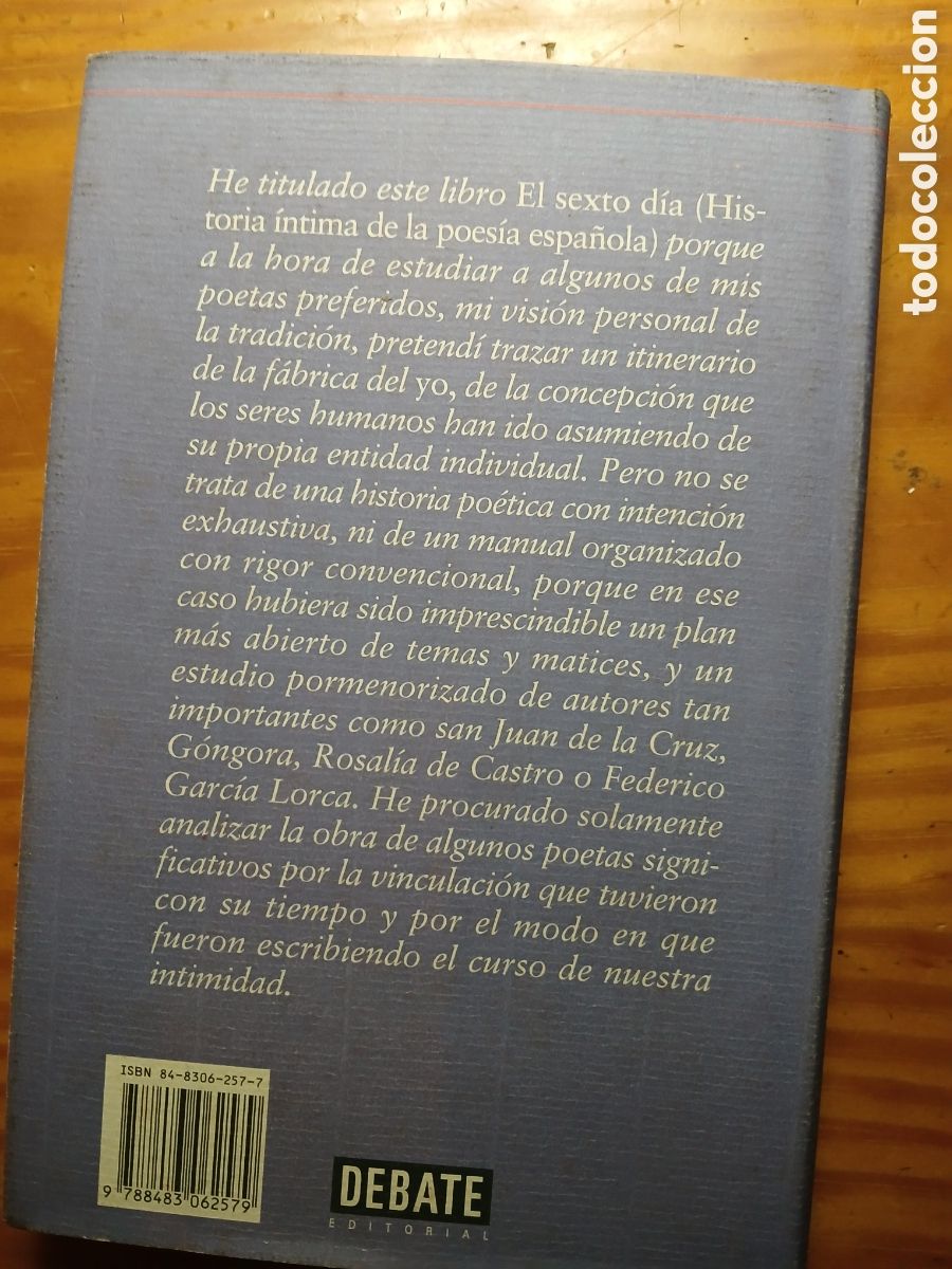 Libros de segunda mano: El Sexto D&iacute;a. Luis Garc&iacute;a Montero. - Foto 2