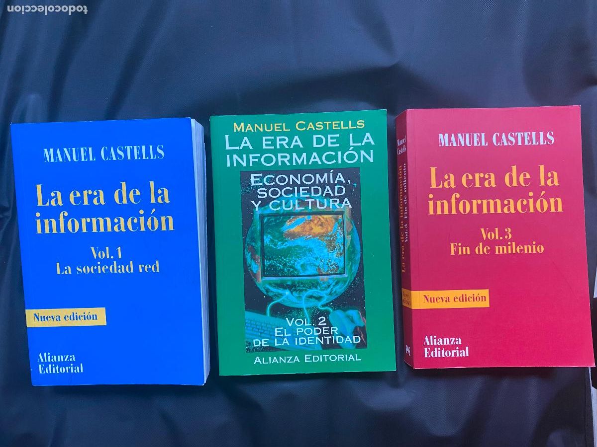 Libros de segunda mano: 3 TOMOS: LA ERA DE LA INFORMACION. MANUEL CASTELLS - Foto 1