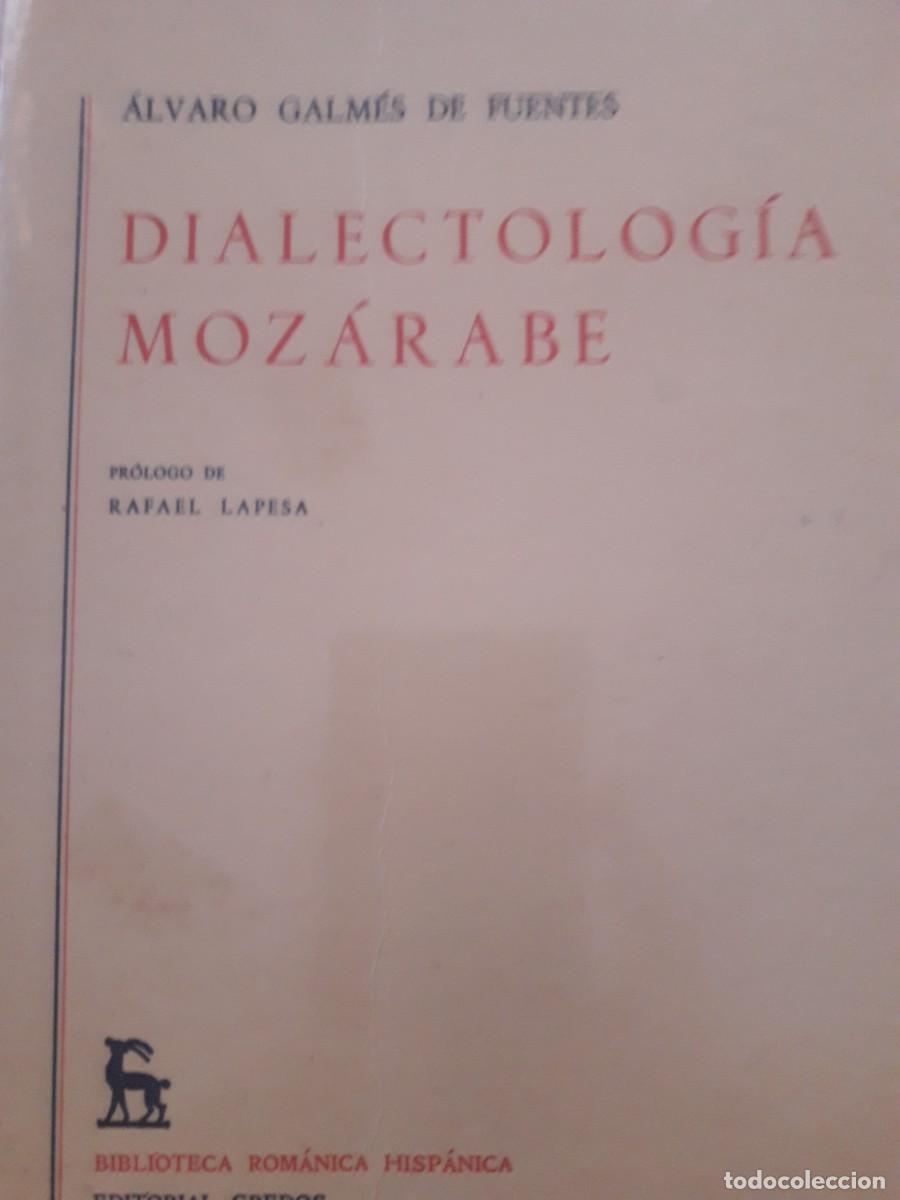 Libros de segunda mano: dialectolog&iacute;a moz&aacute;rabe &Aacute;lvaro Galm&eacute;s de Fuentes - Foto 1