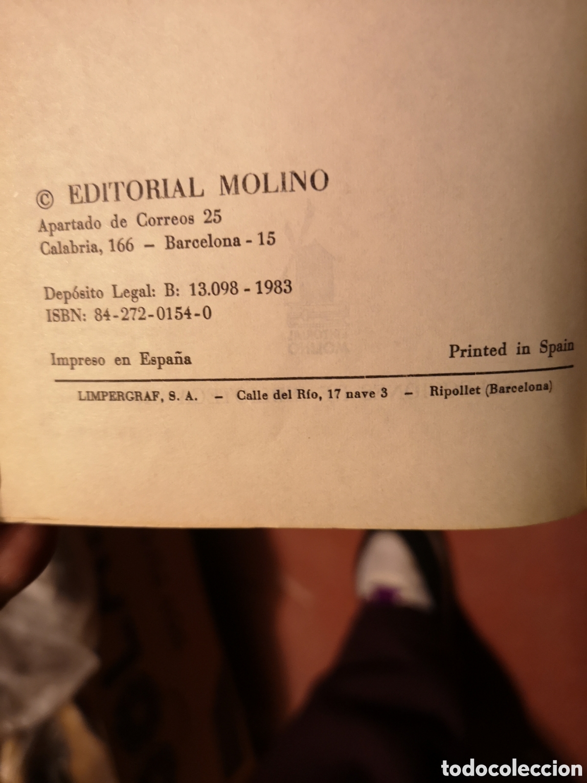 Libros de segunda mano: Novela polic&iacute;aca &rdquo;Peligro inminente&rdquo; - Foto 3