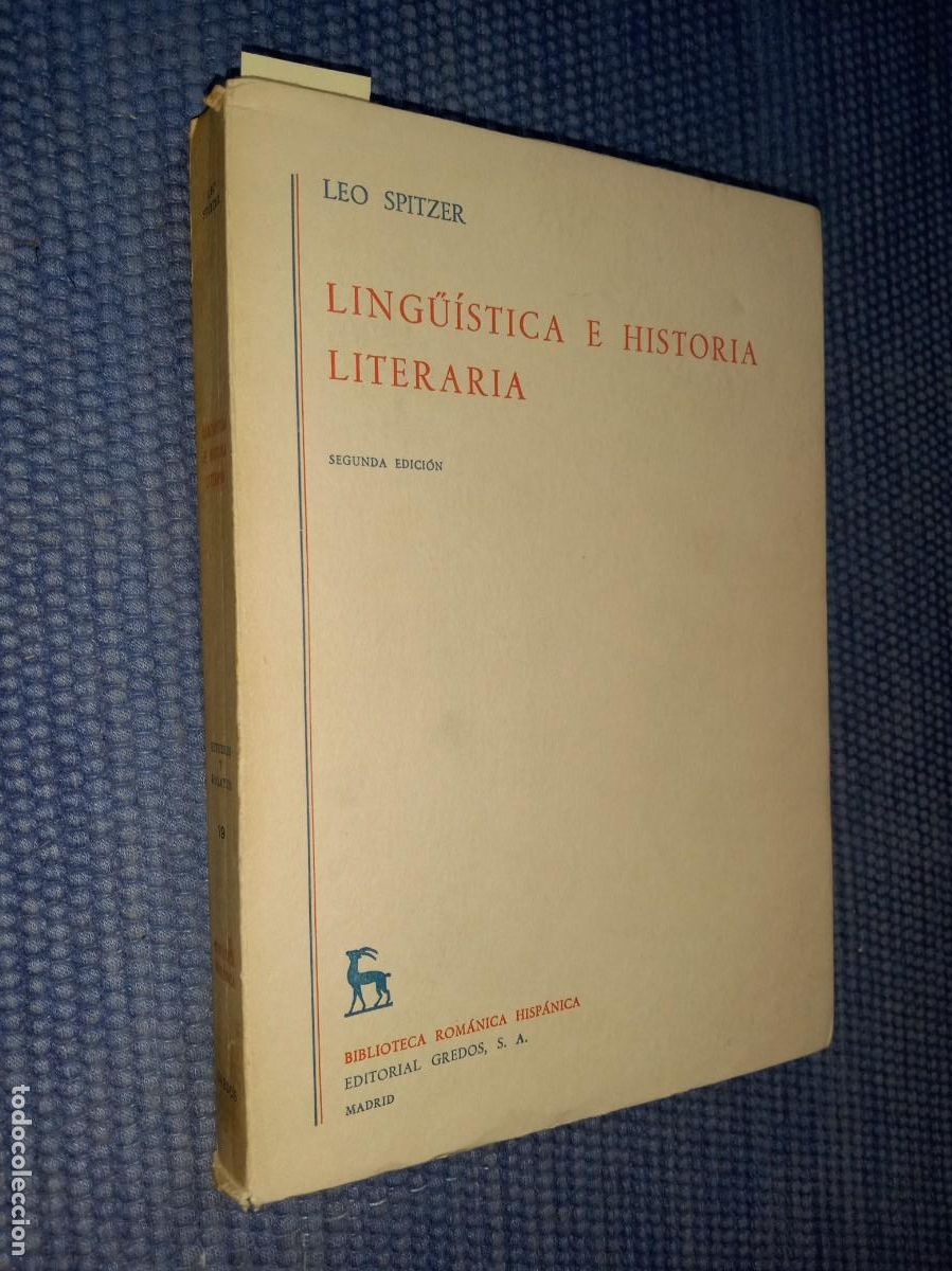 Libros de segunda mano: Spitzer, Leo: Ling&uuml;&iacute;stica e historia literaria - Foto 1