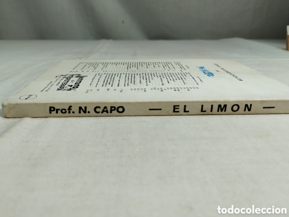 Libros de segunda mano: El lim&oacute;n. Prof. N. Capo, 1969 - Foto 3