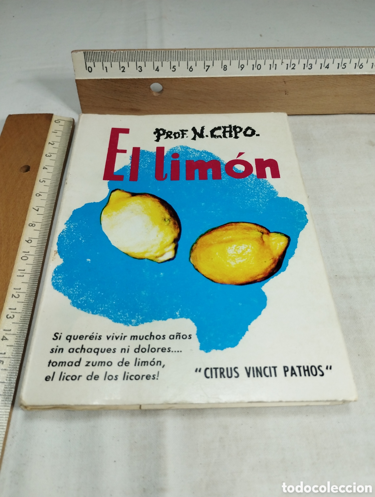 Libros de segunda mano: El lim&oacute;n. Prof. N. Capo, 1969 - Foto 1