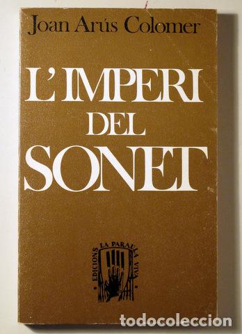 Libros de segunda mano: AR&Uacute;S, Joan - LIMPERI DEL SONET - Barcelona 1977 - Foto 1