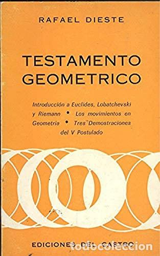 Libros de segunda mano: Testamento Geom&eacute;trico / Rafael Dieste. - Foto 1