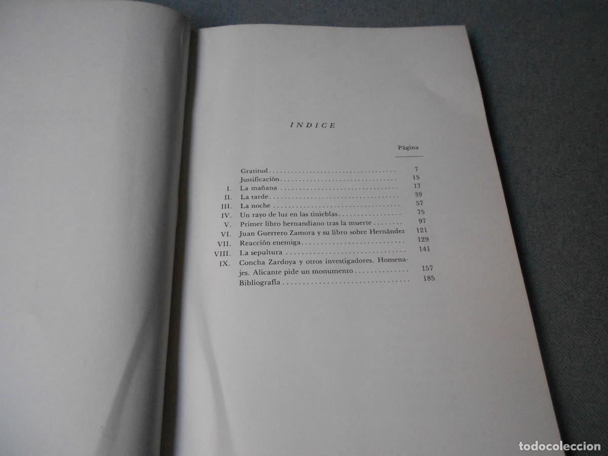 Libros de segunda mano: MIGUEL HERNANDEZ EN ALICANTE - Foto 4