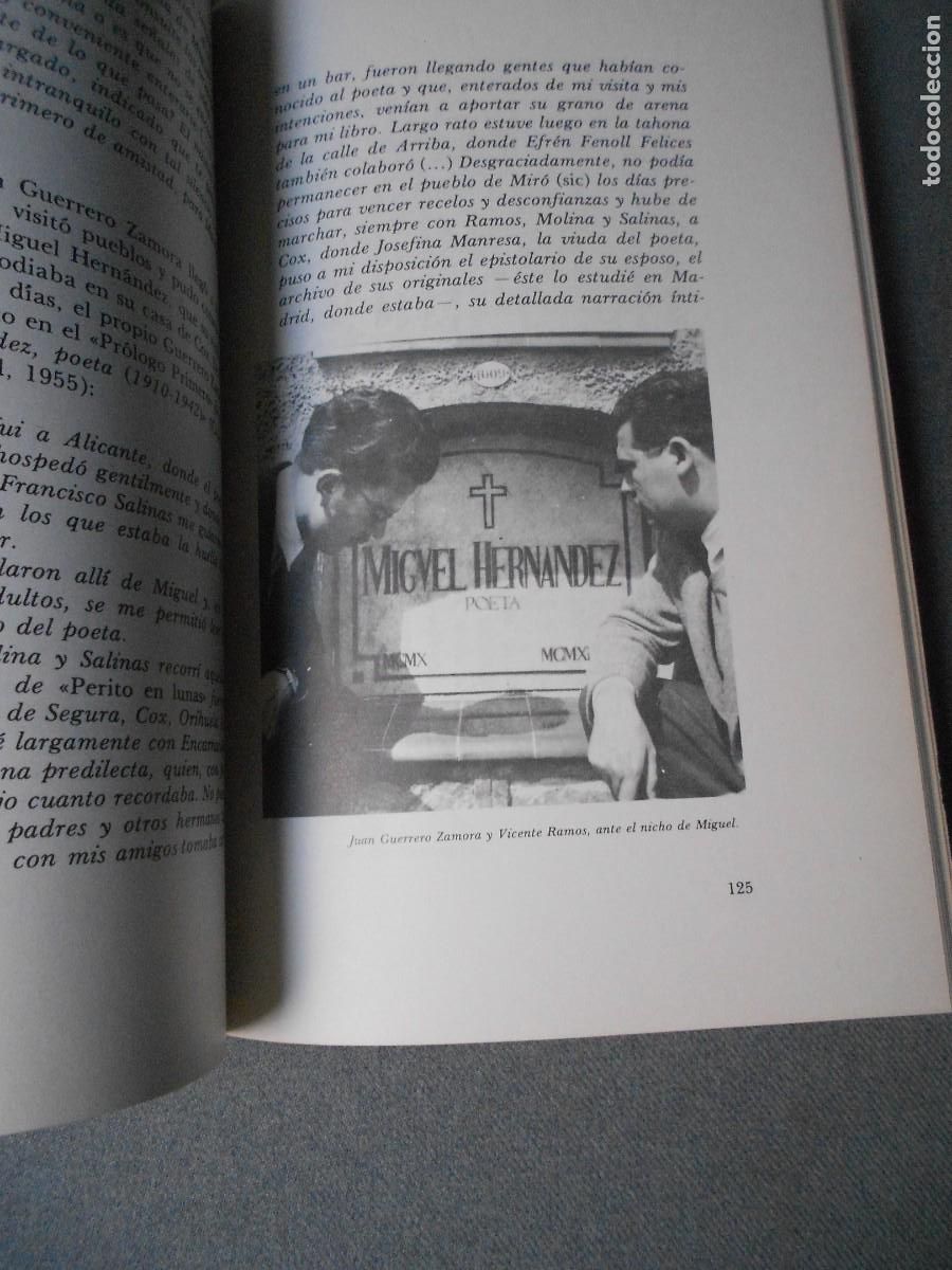 Libros de segunda mano: MIGUEL HERNANDEZ EN ALICANTE - Foto 5