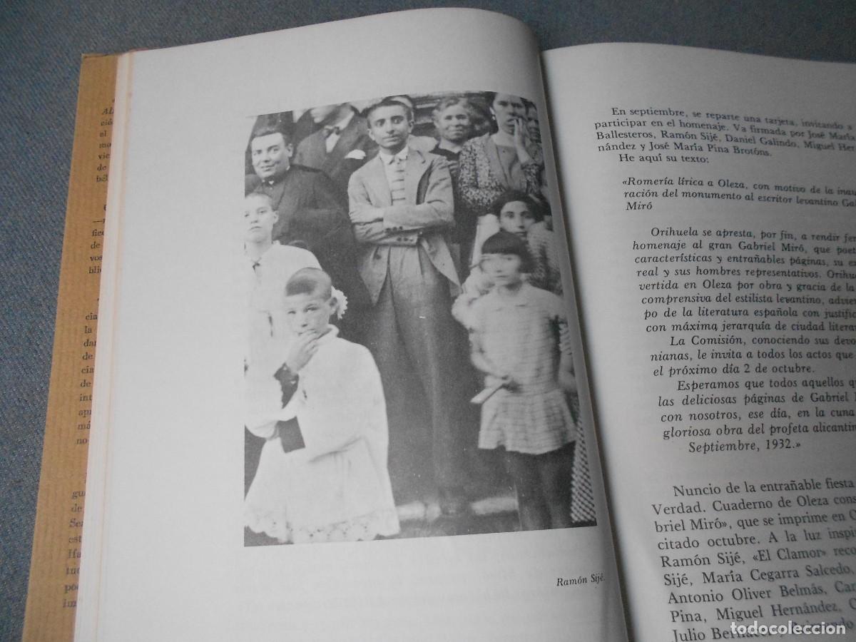 Libros de segunda mano: MIGUEL HERNANDEZ EN ALICANTE - Foto 8