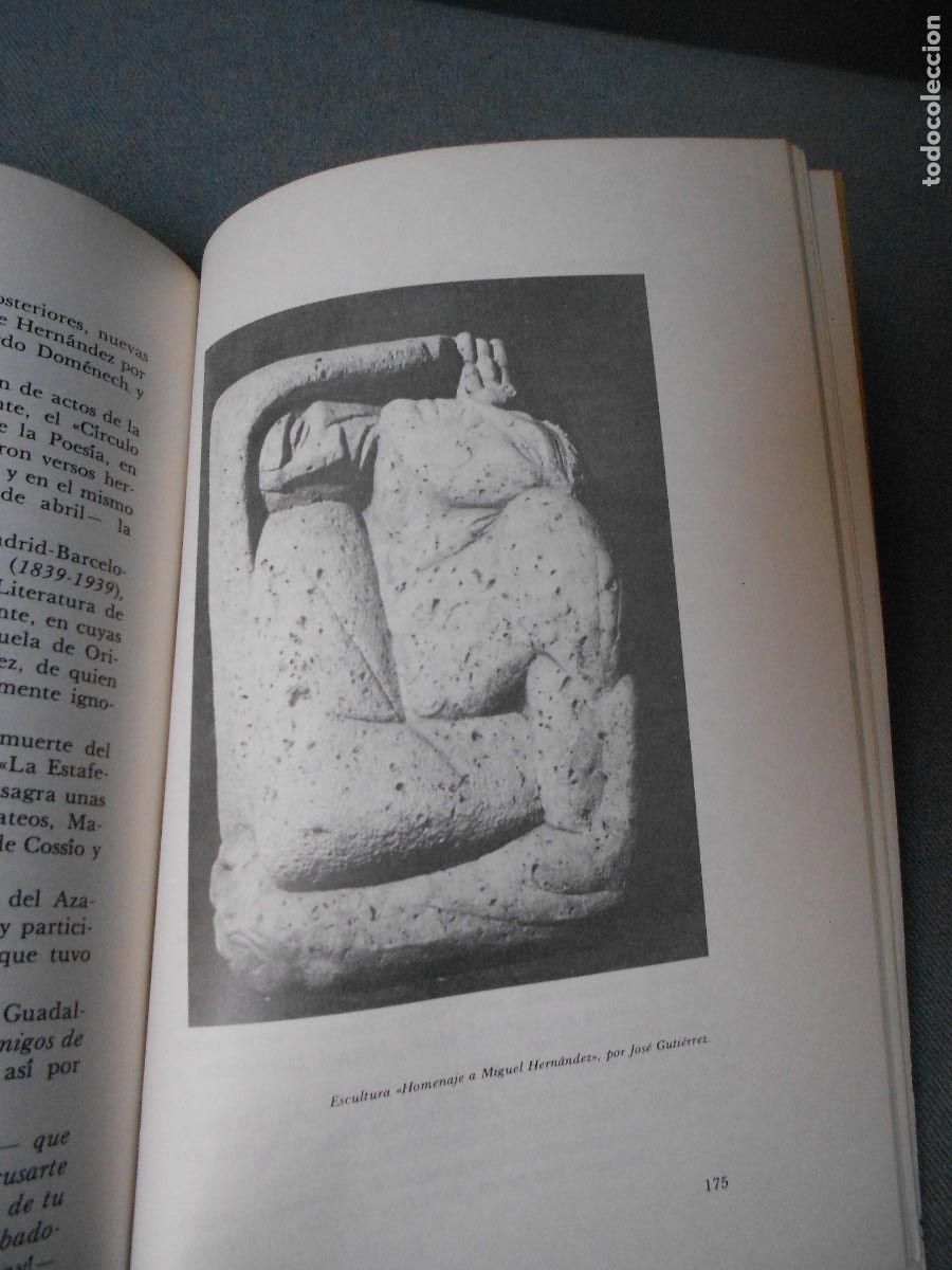 Libros de segunda mano: MIGUEL HERNANDEZ EN ALICANTE - Foto 9