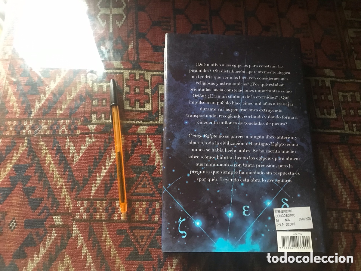 Libros de segunda mano: C&oacute;digo Egipto. Robert Bauval. El mensaje secreto de las estrellas. - Foto 3