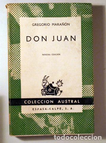 Libros de segunda mano: MARA&Ntilde;&Oacute;N, Gregorio - DON JUAN - Madrid 1960 - Foto 1