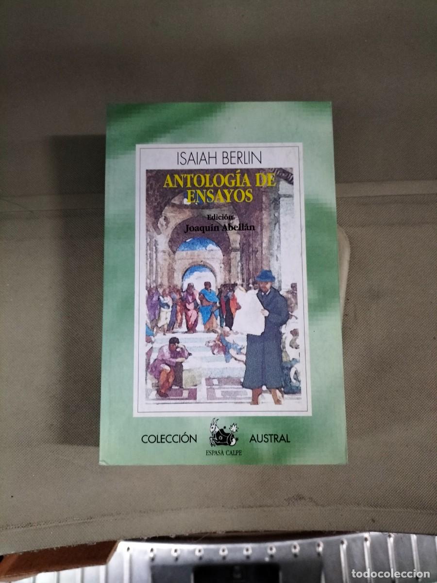 Libros de segunda mano: Antolog&iacute;a de ensayos - Isaiah Berlin. Austral - Foto 1