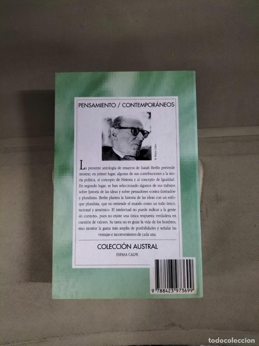 Libros de segunda mano: Antolog&iacute;a de ensayos - Isaiah Berlin. Austral - Foto 2