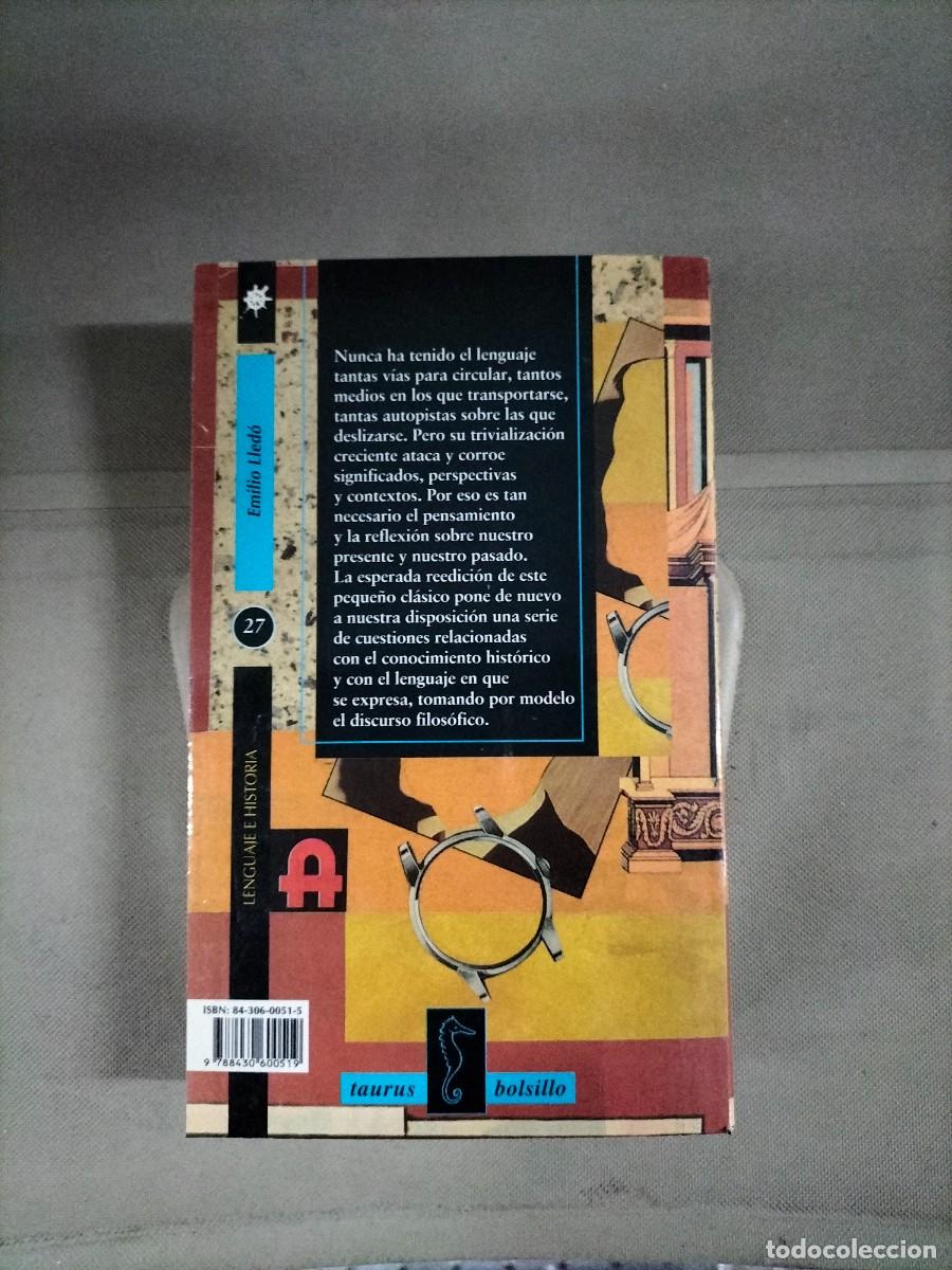 Libros de segunda mano: Lenguaje e historia - Emilio Lled&oacute;. Taurus - Foto 2