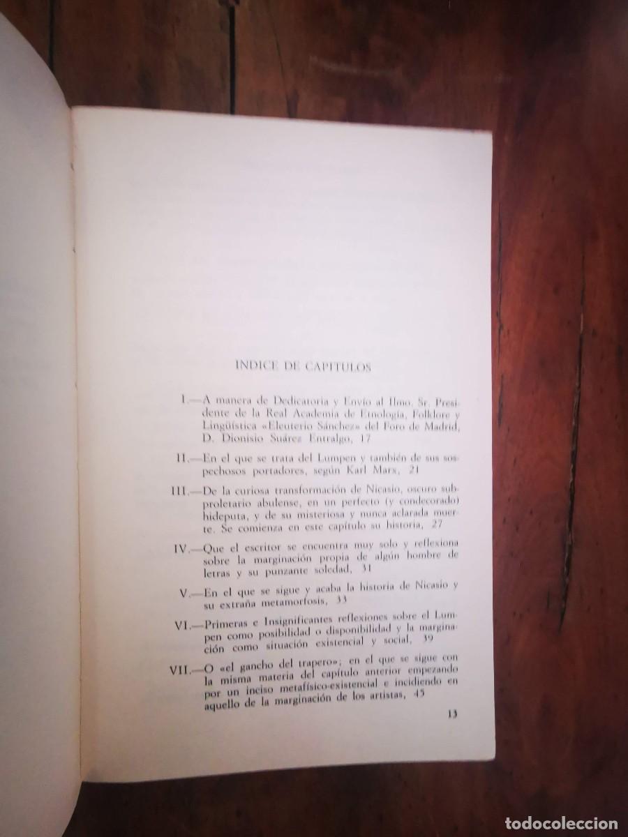 Libros de segunda mano: SASTRE, Alfonso. Lumpen, marginaci&oacute;n y jerigon&ccedil;a - Foto 4