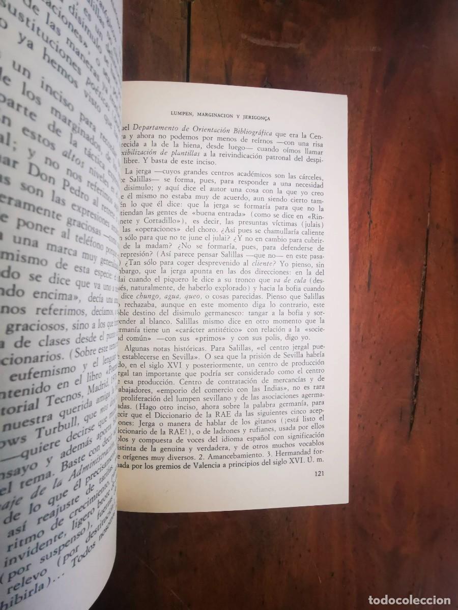 Libros de segunda mano: SASTRE, Alfonso. Lumpen, marginaci&oacute;n y jerigon&ccedil;a - Foto 5