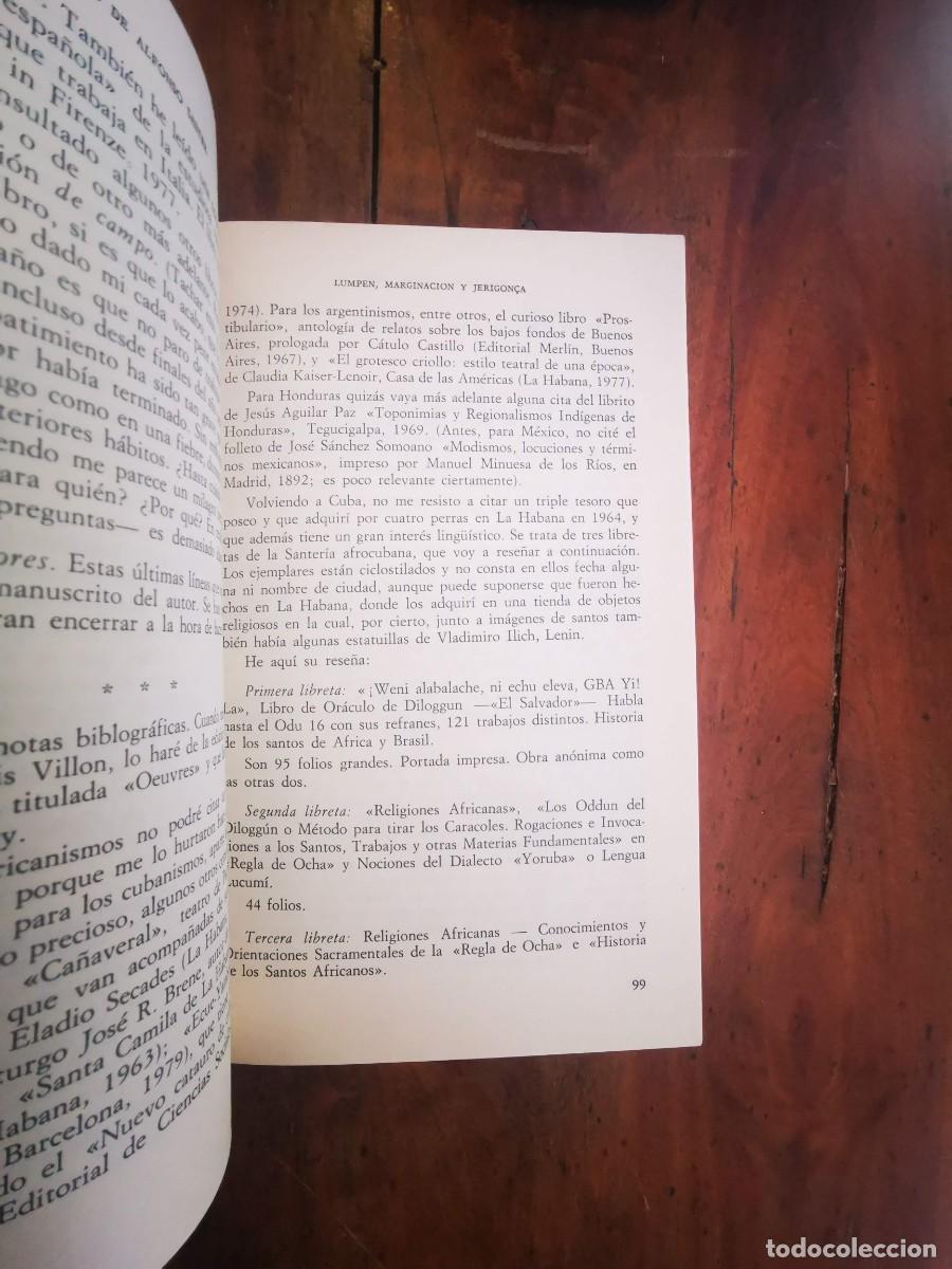 Libros de segunda mano: SASTRE, Alfonso. Lumpen, marginaci&oacute;n y jerigon&ccedil;a - Foto 6