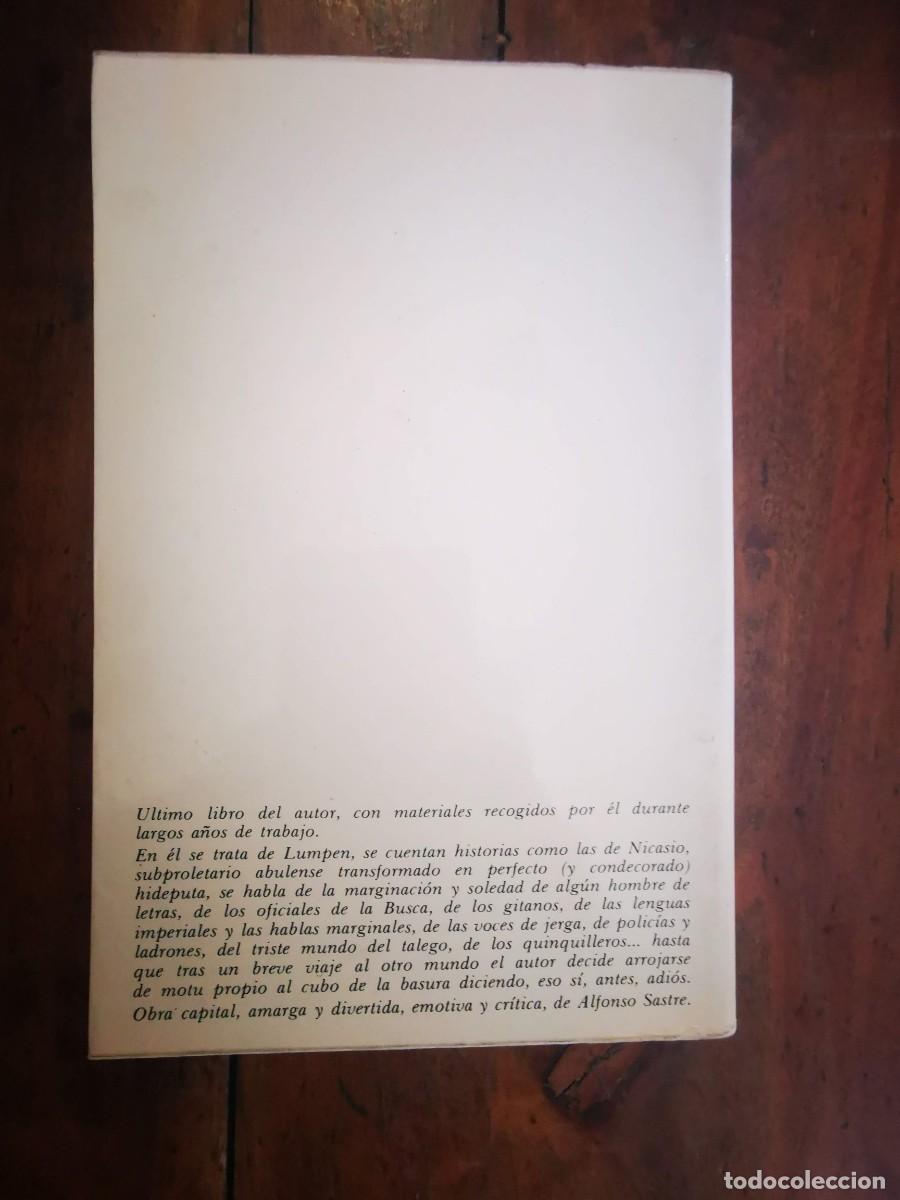Libros de segunda mano: SASTRE, Alfonso. Lumpen, marginaci&oacute;n y jerigon&ccedil;a - Foto 9