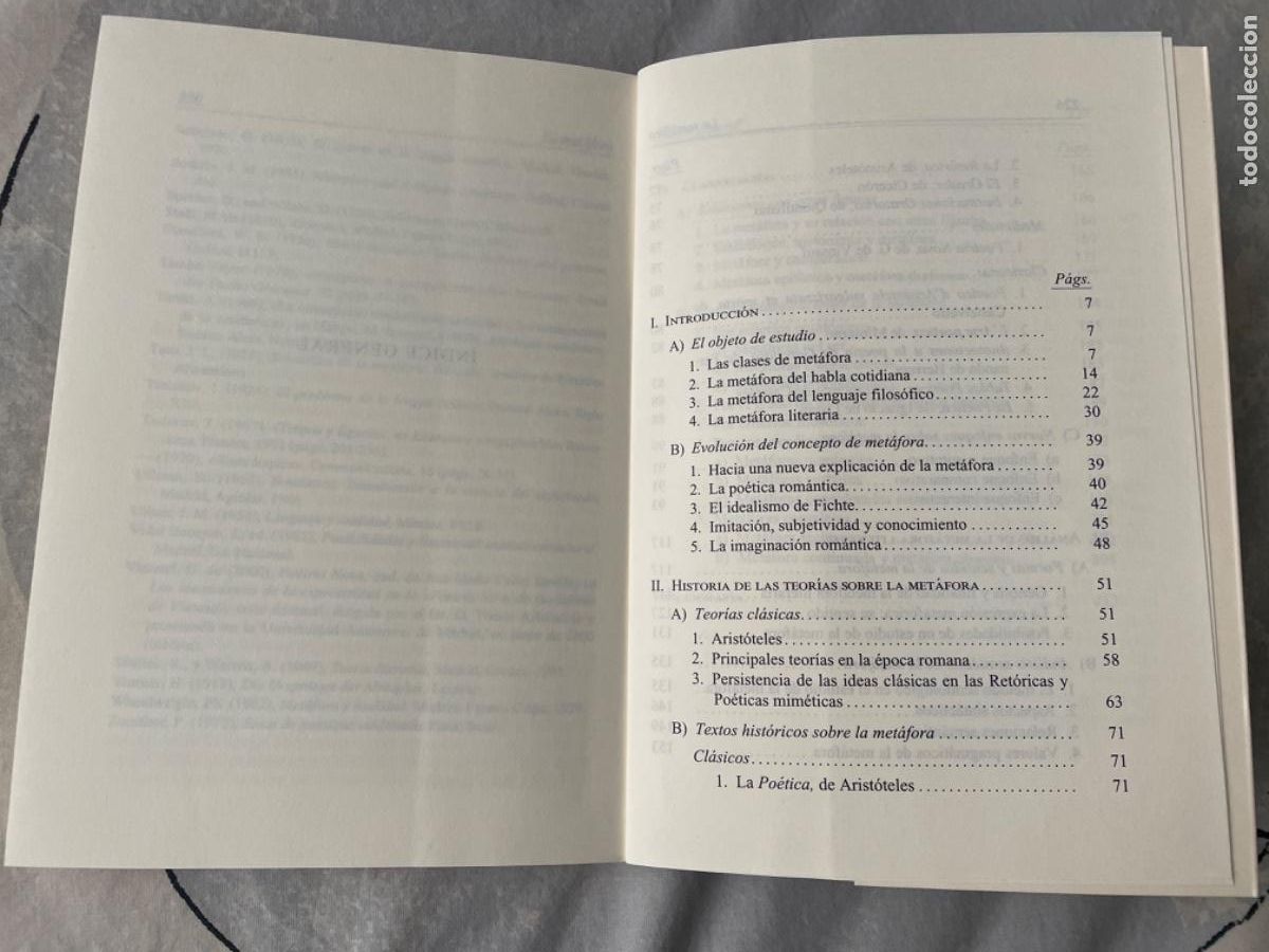 Libros de segunda mano: La met&aacute;fora / Bobes, Carmen - Foto 2
