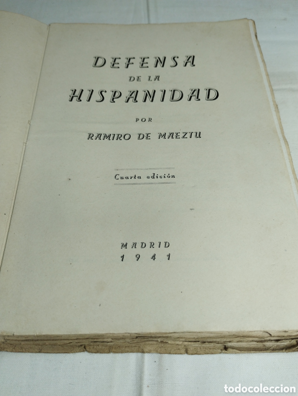 Libros de segunda mano: Defensa de la hispanidad. Ramiro de Maeztu, 1941 - Foto 2