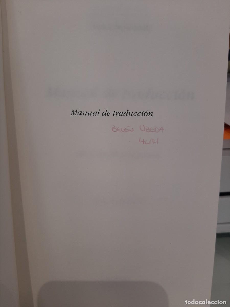 Libros de segunda mano: Peter Newmark. Manual de traducci&oacute;n - Foto 2