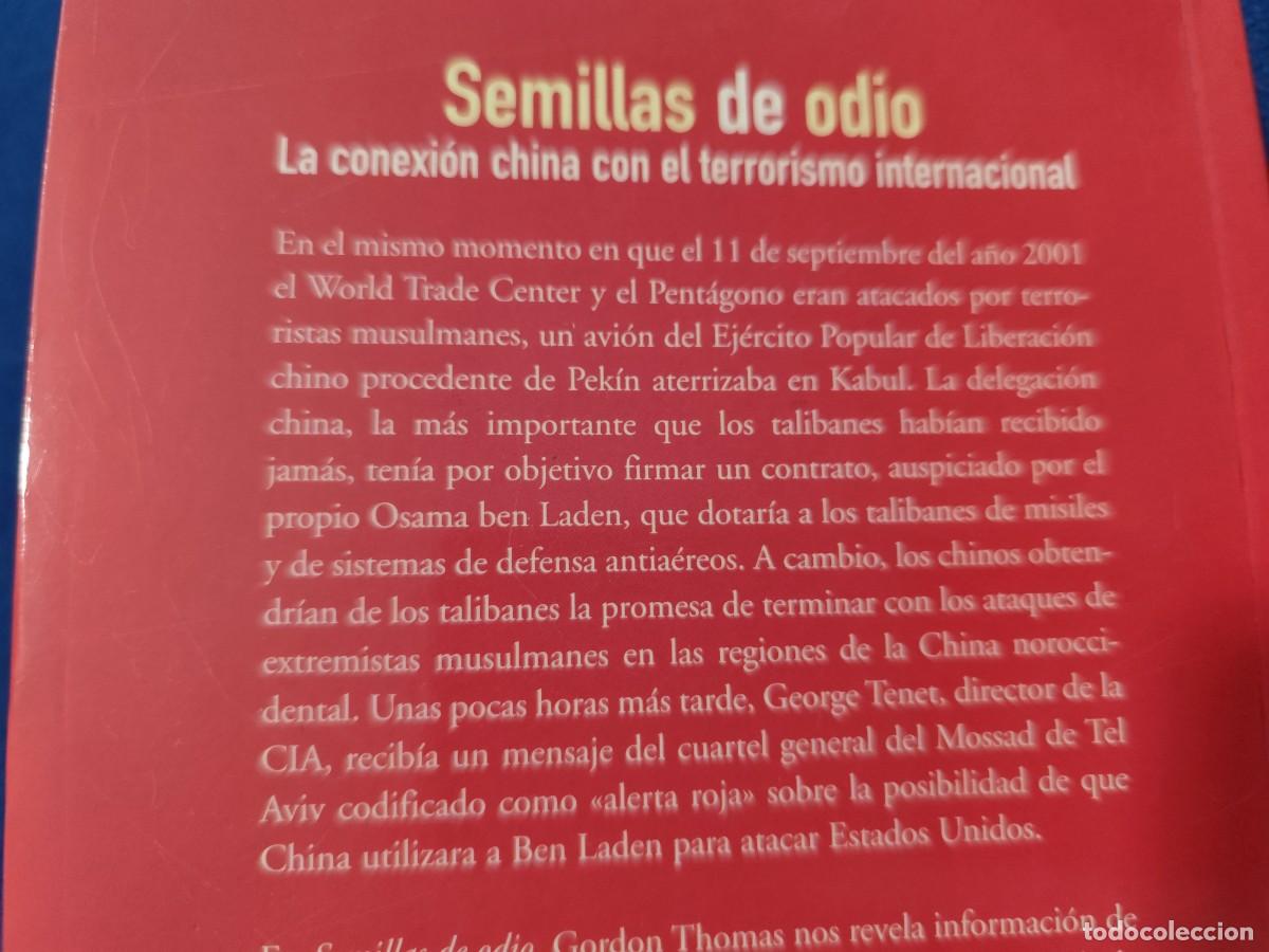 Libros de segunda mano: Semillas de Odio Gordon Thomas Ediciones B,S.A. 2002 - Foto 4