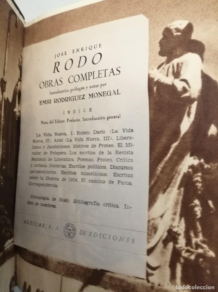 Libros de segunda mano: Jos&eacute; Enrique Rod&oacute;: Obras completas (Primera edici&oacute;n) - Foto 4