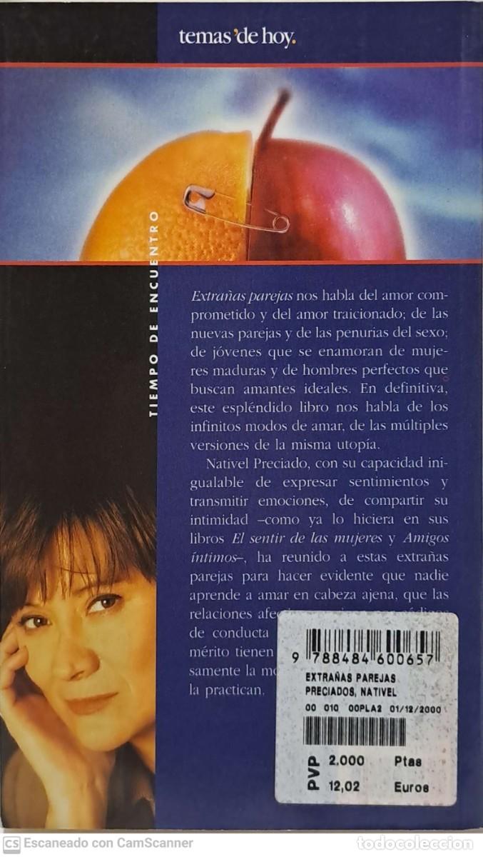 Libros de segunda mano: Extra&ntilde;as parejas - Nativel preciado - Foto 2