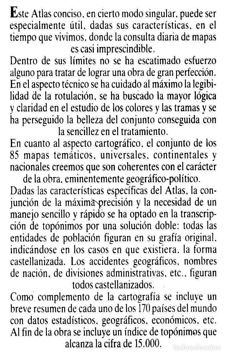 Libros de segunda mano: �F192 - ATLAS UNIVERSAL. COLECCION EL LIBRO DE AGUILAR. - Foto 3