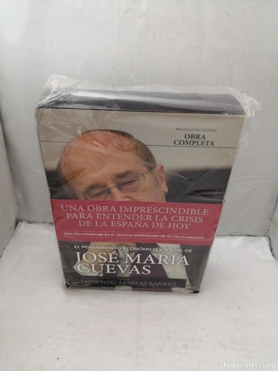 Libri di seconda mano: El pensamiento econ&oacute;mico y social de Jos&eacute; Mar&iacute;a Cuevas, I y II (Obra completa EN ESTUCHE) COMO NUEVO