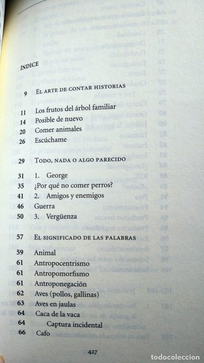 Libros de segunda mano: COMER ANIMALES - JONATHAN SAFRAN FOER - Foto 5