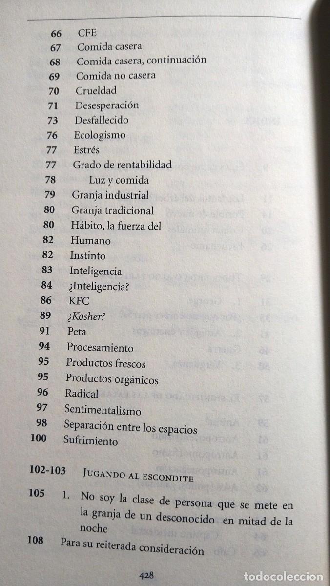 Libros de segunda mano: COMER ANIMALES - JONATHAN SAFRAN FOER - Foto 6