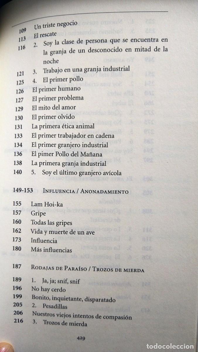 Libros de segunda mano: COMER ANIMALES - JONATHAN SAFRAN FOER - Foto 7