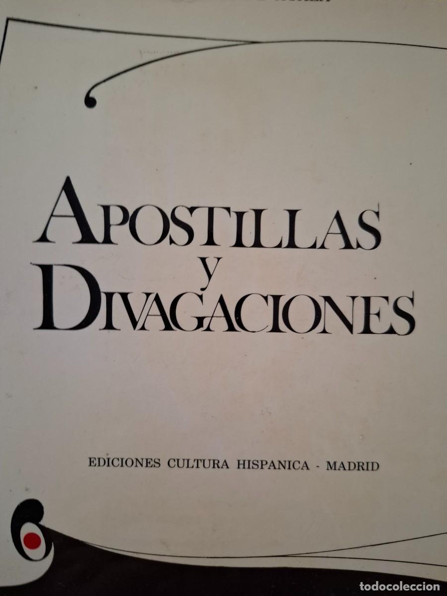 Libros de segunda mano: apostillas y divagaciones Ram&oacute;n P&eacute;rez de Ayala - Foto 1