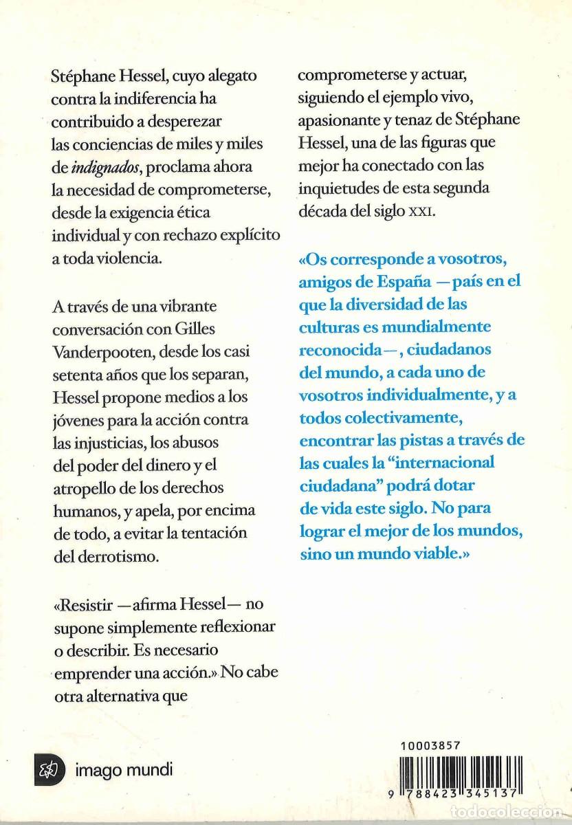 Libros de segunda mano: &iexcl;Comprometeos! St&eacute;phane Hessel. 2011 - Foto 2