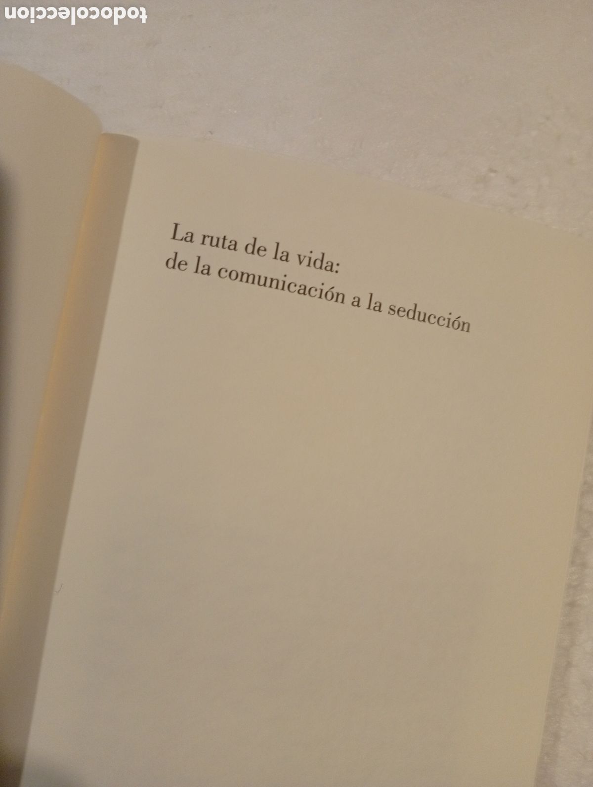 Libros de segunda mano: EL INSTINTO DE SEDUCCI&Oacute;N. SEBASTI&Agrave; SERRANO. ANAGRAMA. - Foto 6