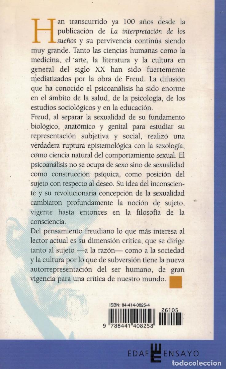 Libros de segunda mano: Sigmund Freud / Silvia Tubert - Foto 2