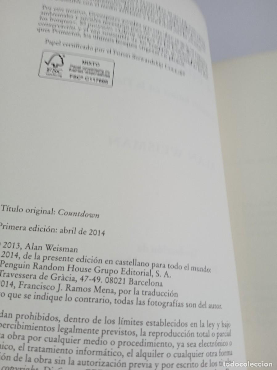Libros de segunda mano: LA CUENTA ATR&Aacute;S Alan Weisman - Foto 5