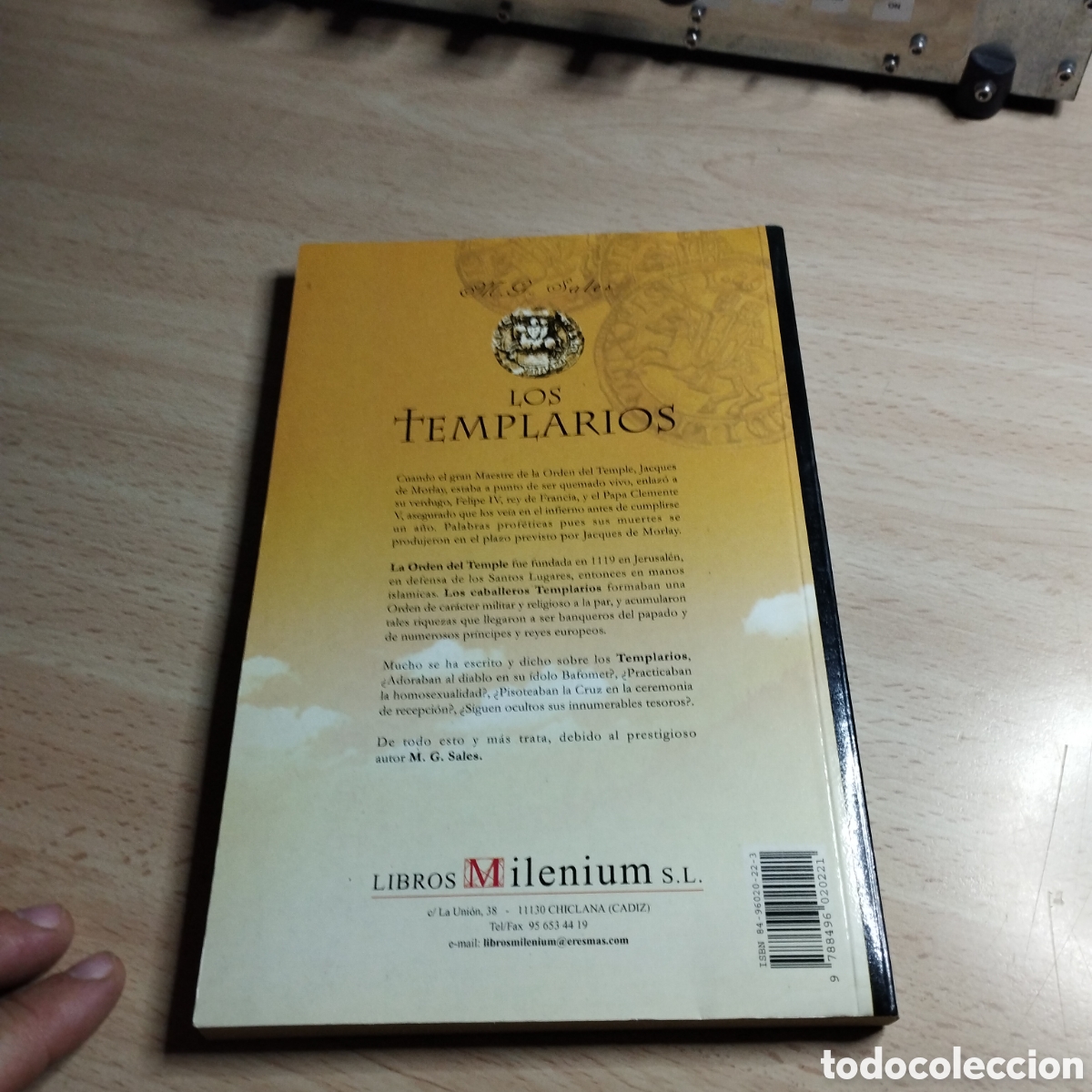 Libros de segunda mano: Los Templarios. M. G. Sales. 2002. Circulo Latino - Foto 2