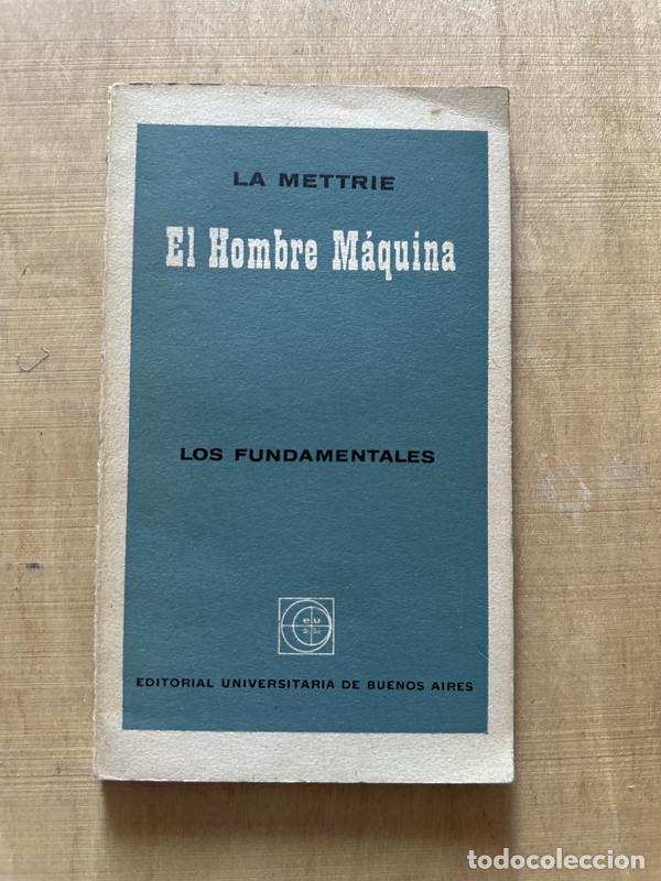 Libros de segunda mano: El hombre Maquina - La Mettrie - Foto 1