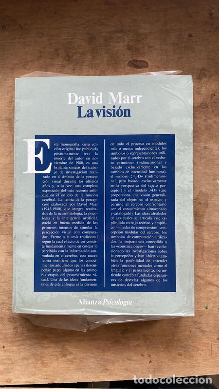 Libros de segunda mano: La vision - David Marr - Foto 1