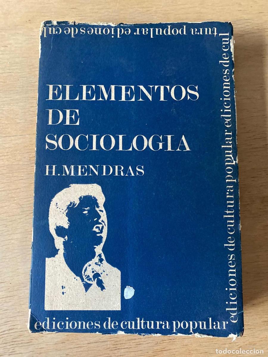 Libros de segunda mano: Elementos de sociolog&iacute;a - H. Mendras - Foto 1