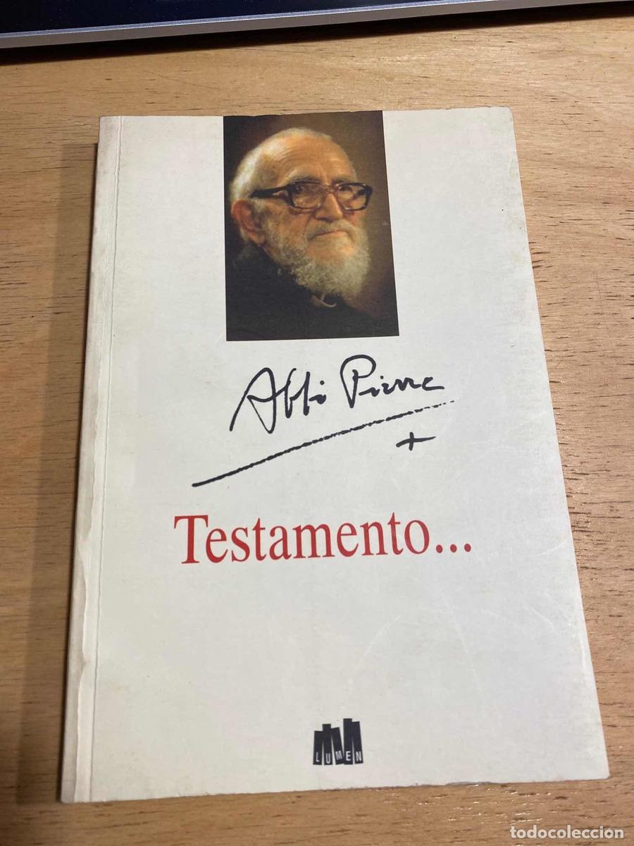 Libros de segunda mano: Testamento - Abbe Pierre - Foto 1