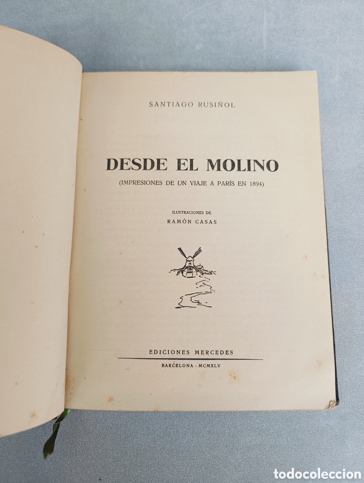 Libros de segunda mano: Desde el Molino. Santiago Rusi&ntilde;ol. 1945 - Foto 4