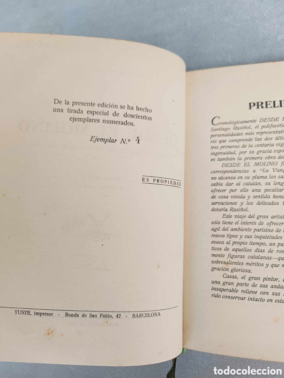 Libros de segunda mano: Desde el Molino. Santiago Rusi&ntilde;ol. 1945 - Foto 5
