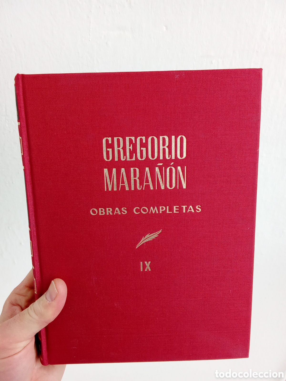 Libros de segunda mano: Obras completas Tomo IX Gregorio Mara&ntilde;&oacute;n 1973 - Foto 1