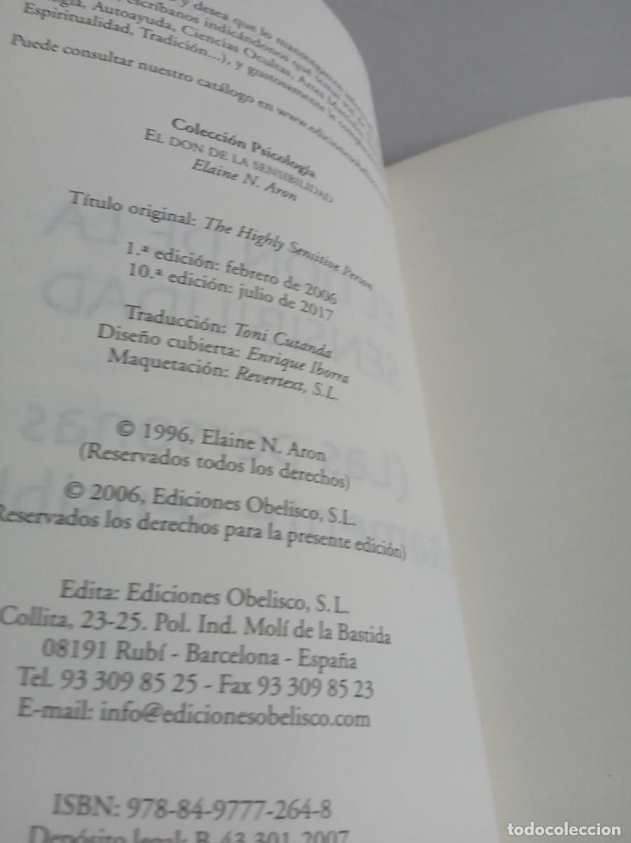 Libros de segunda mano: EL DON DE LA SENSIBILIDAD - Foto 5
