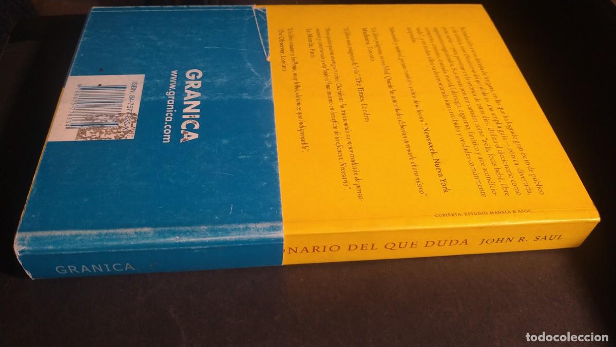 Libros de segunda mano: DICCIONARIO DEL QUE DUDA - JOHN R. SAUL - Foto 3